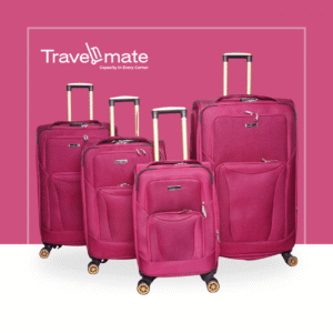 Four Wheels Travelmate 360 Burgundy